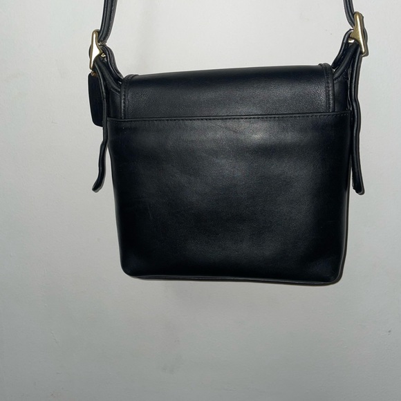 Vintage Coach LEGACY COMPANION FLAP BLACK USA - Picture 4 of 6